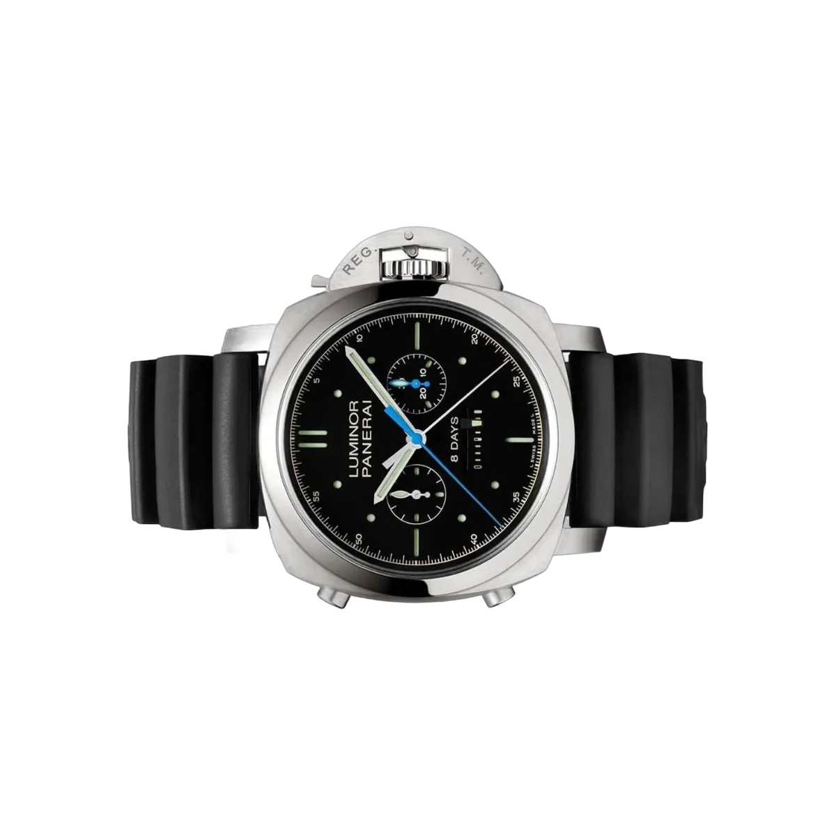 沛纳海 Luminor PAM00530 1950 Rattrapante 8 Days 钛金属