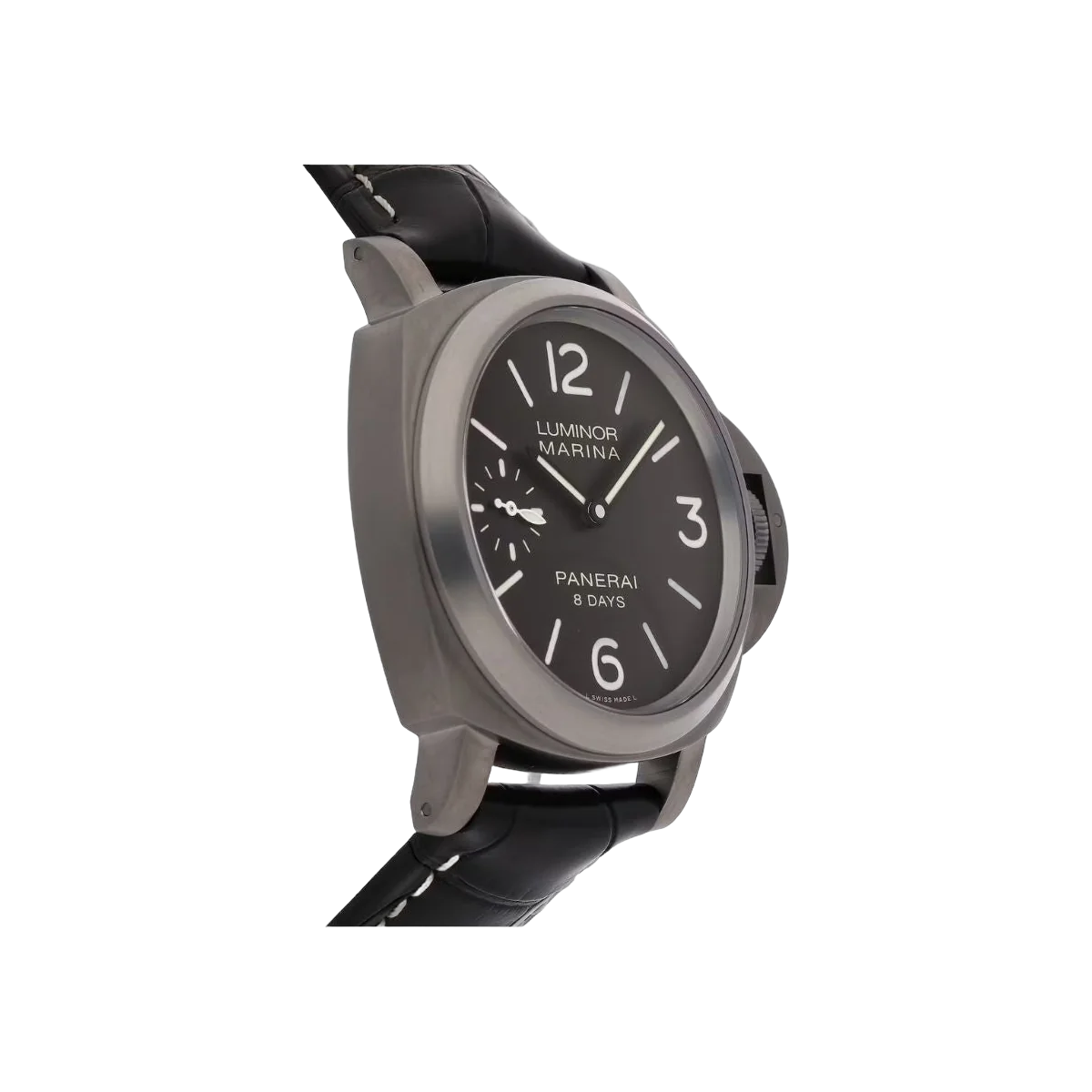 Panerai Luminor PAM00564 Marina 8 Tage Titan Handaufzug Braunes Zifferblatt