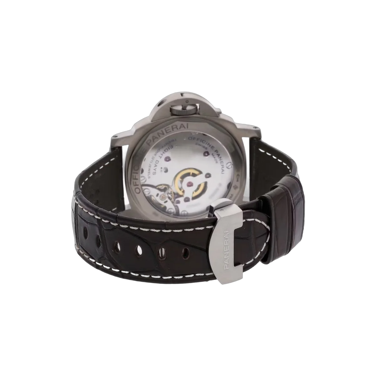 Panerai Luminor PAM00564 Marina 8 Tage Titan Handaufzug Braunes Zifferblatt