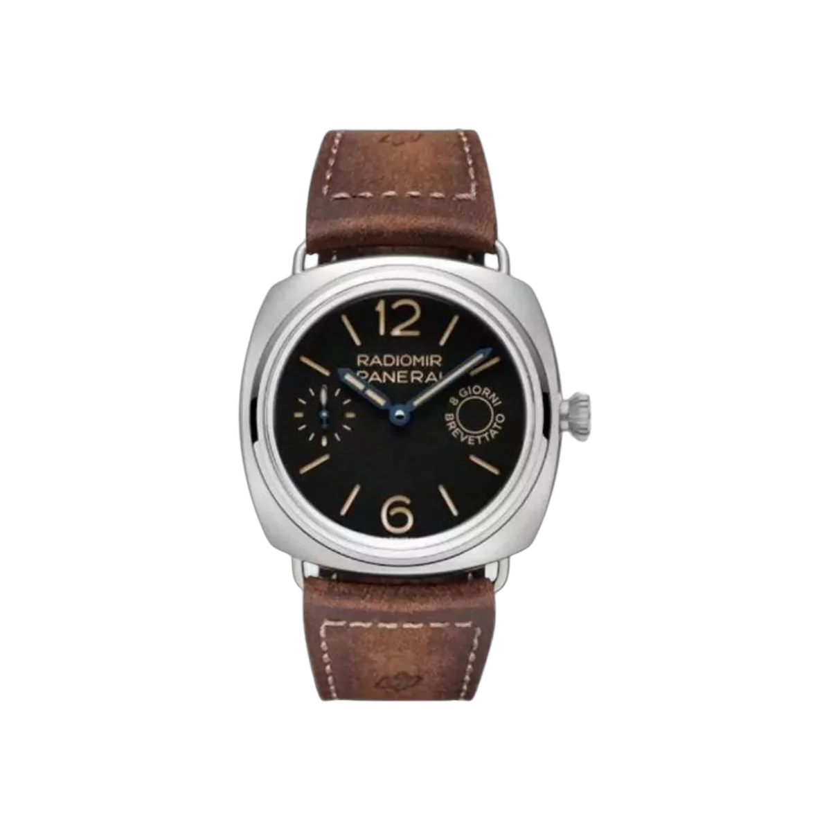 Panerai Radiomir PAM00992 8 Tage Giorni Brevettato Schwarzes Zifferblatt