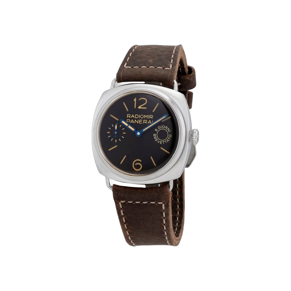Panerai Radiomir PAM00992 8 Tage Giorni Brevettato Schwarzes Zifferblatt