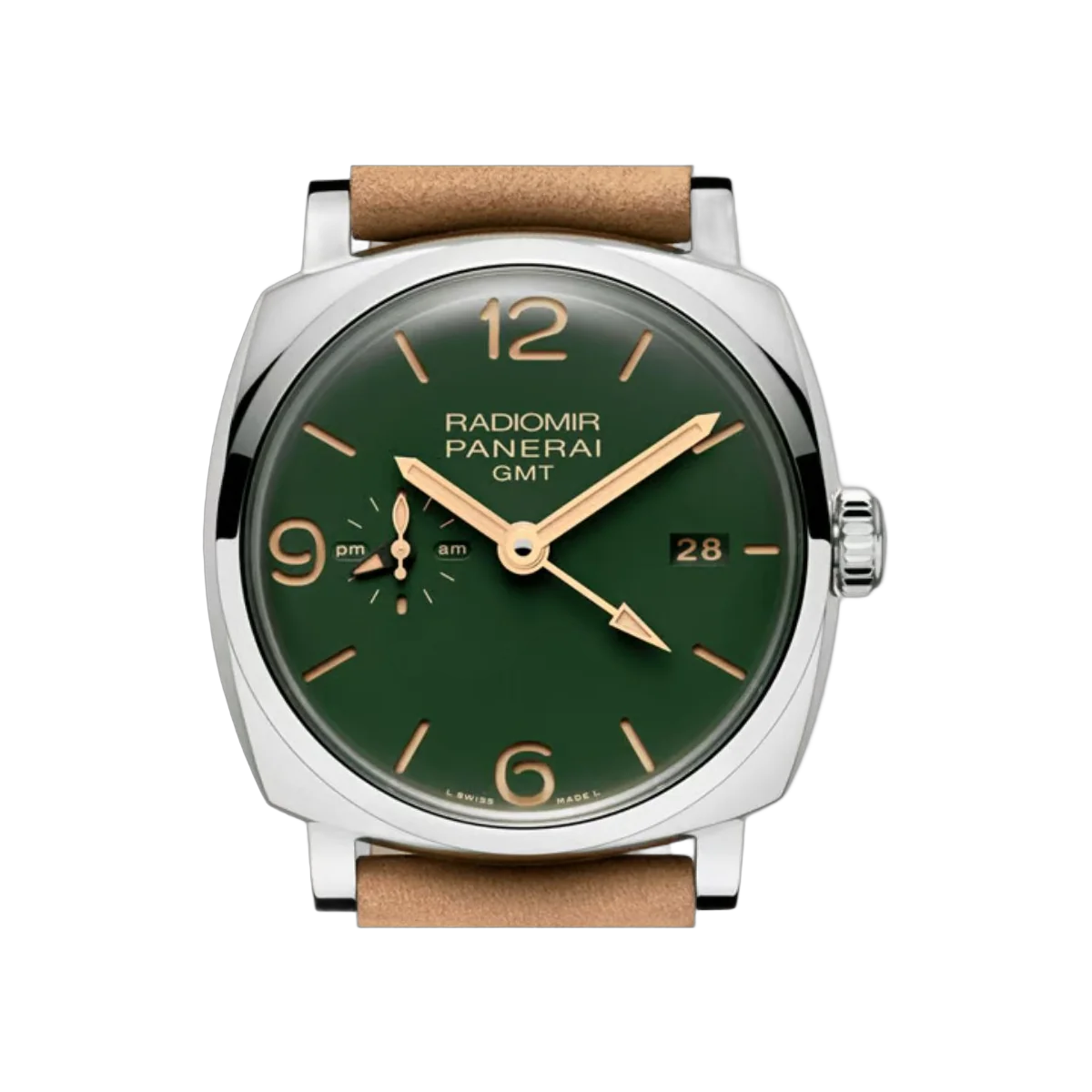 Panerai Radiomir Pam00998 GMT Militärgrünes Zifferblatt