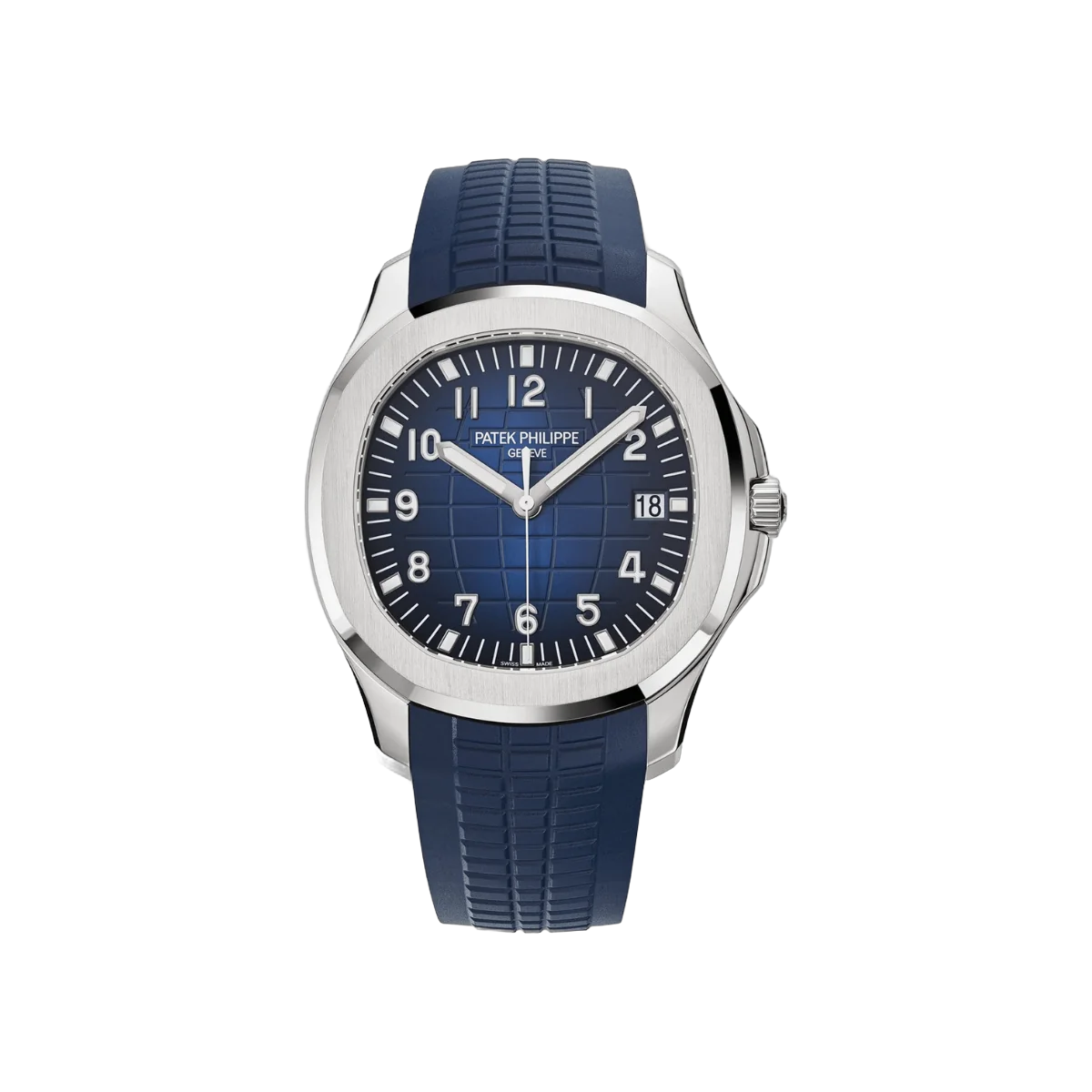 Patek Philippe Aquanaut 5168G-001 Blue Embossed Dial Jumbo