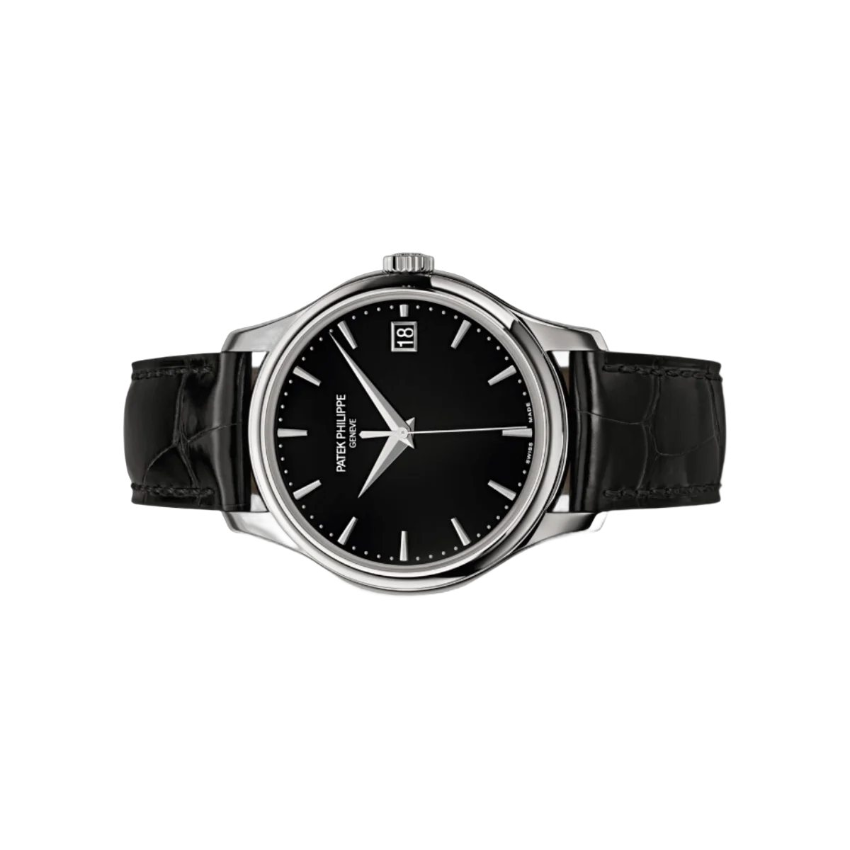 Patek Philippe Calatrava 5227G-010 18K White Gold Black Index Dial 39mm Unisex Watch