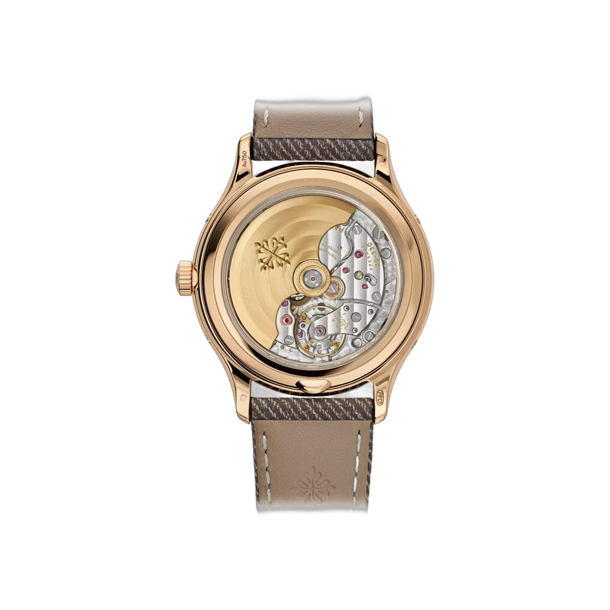 Patek Philippe Complications 4946R-001 Annual Calendar Moon Phase Rose Gold Chestnut Satin Dial 38mm Men's Watch