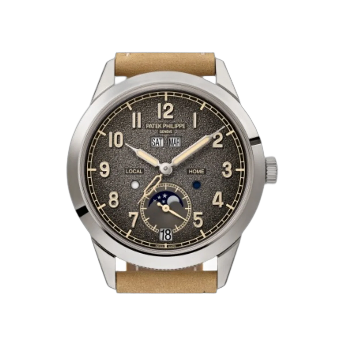 Patek Philippe Complications 5326G-001 Zifferblatt Strukturiertes Anthrazitgrau