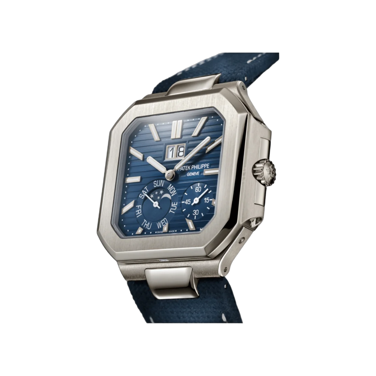 Patek Philippe Cubitus 5822P-001 Self-Winding 45mm Blue Dial Men's Watch