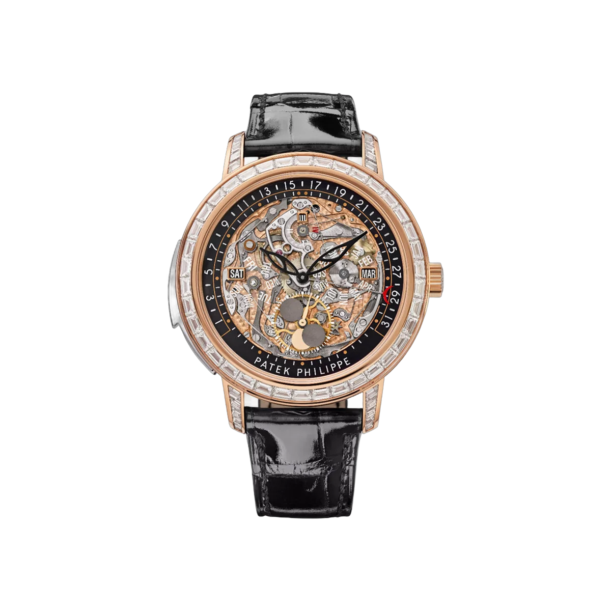 Patek Philippe Grand Complications 5304/301R-001 Minute Repeater & Perpetual Calendar, Haute Joaillerie with Diamonds Rose Gold 43mm Men's Watch