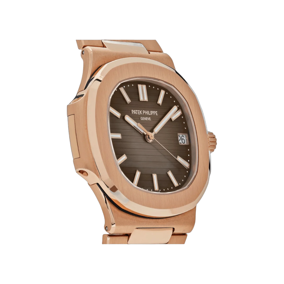 Patek Philippe Nautilus 5711/1R-001 Rose Gold 40mm Brown Dial Mens Watch