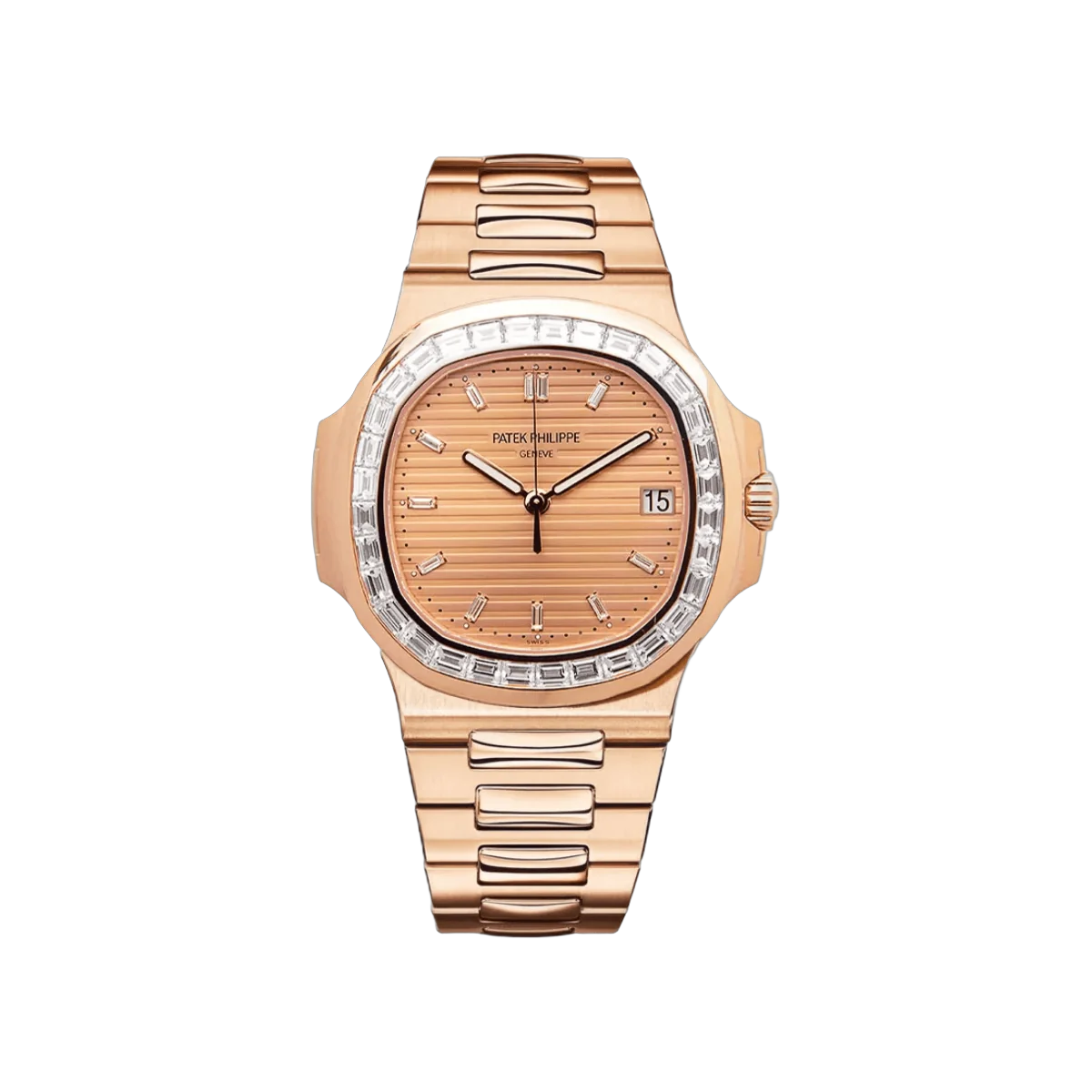 Patek Philippe Nautilus 5723/1R-001 18K Rose Gold 40mm Champagne Dial Mens Watch
