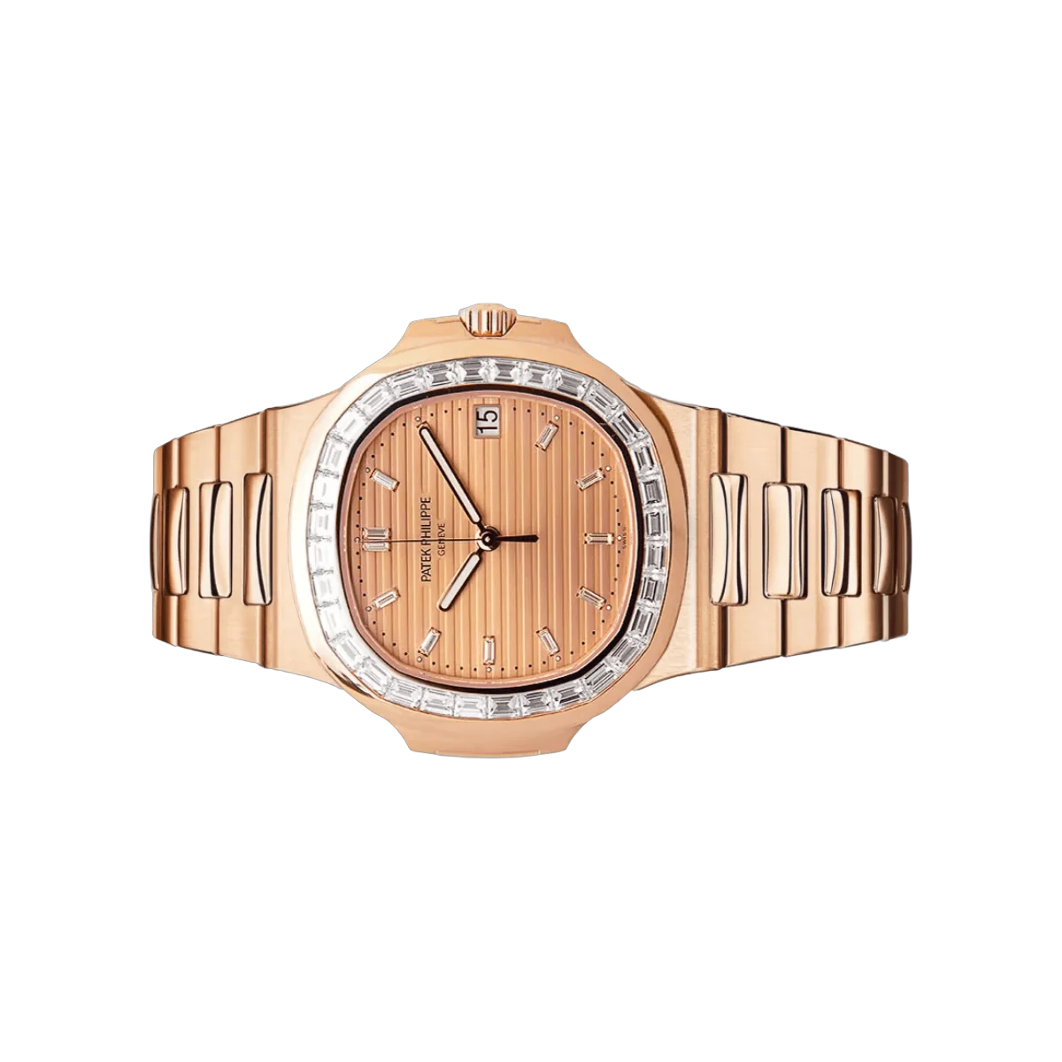 Patek Philippe Nautilus 5723/1R-001 18K Rose Gold 40mm Champagne Dial Mens Watch