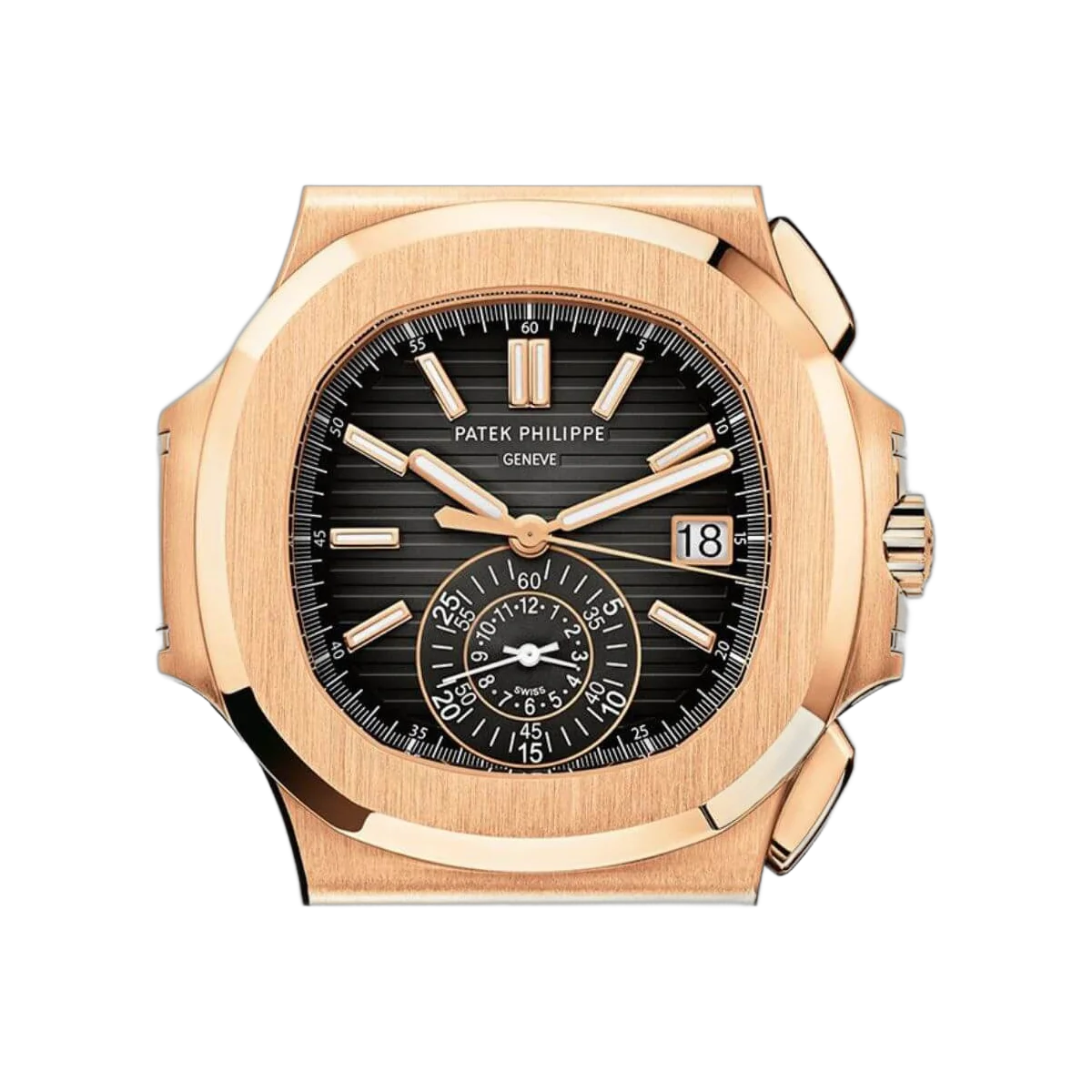 Patek Philippe Nautilus 5980/1R-001 18 Karat Roségold Schwarzes Verlaufszifferblatt