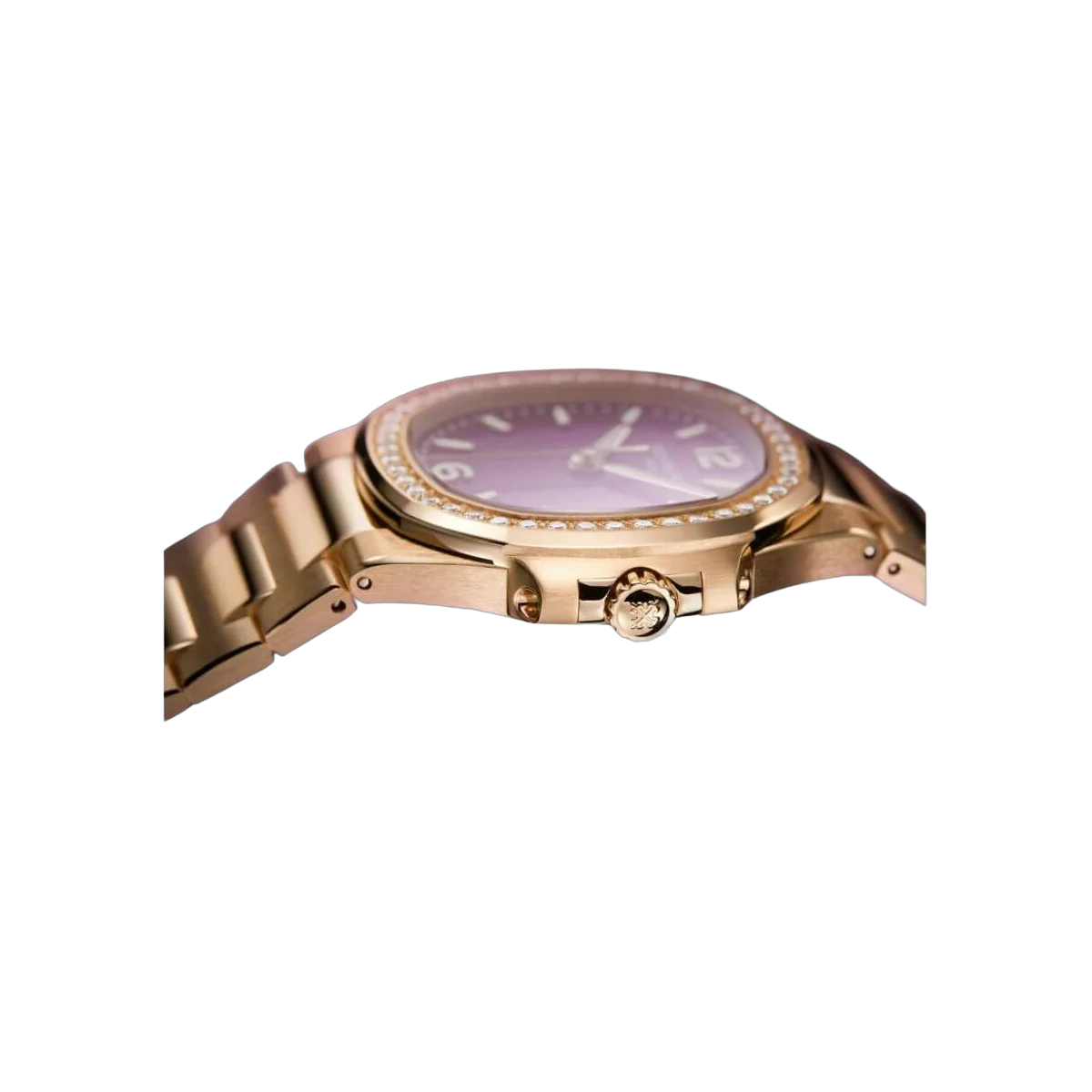 Patek Philippe Nautilus 7010/1R-013 Rose Gold And Diamond Purple Dial