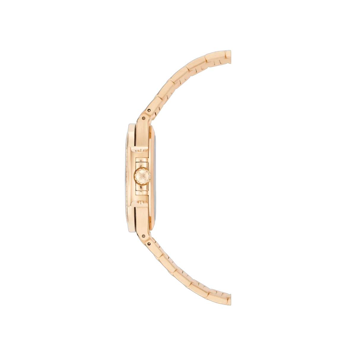 Patek Philippe Nautilus 7118/1300R Rose-Gilt Waves Baguette Paved Bezel 18K Rose Gold