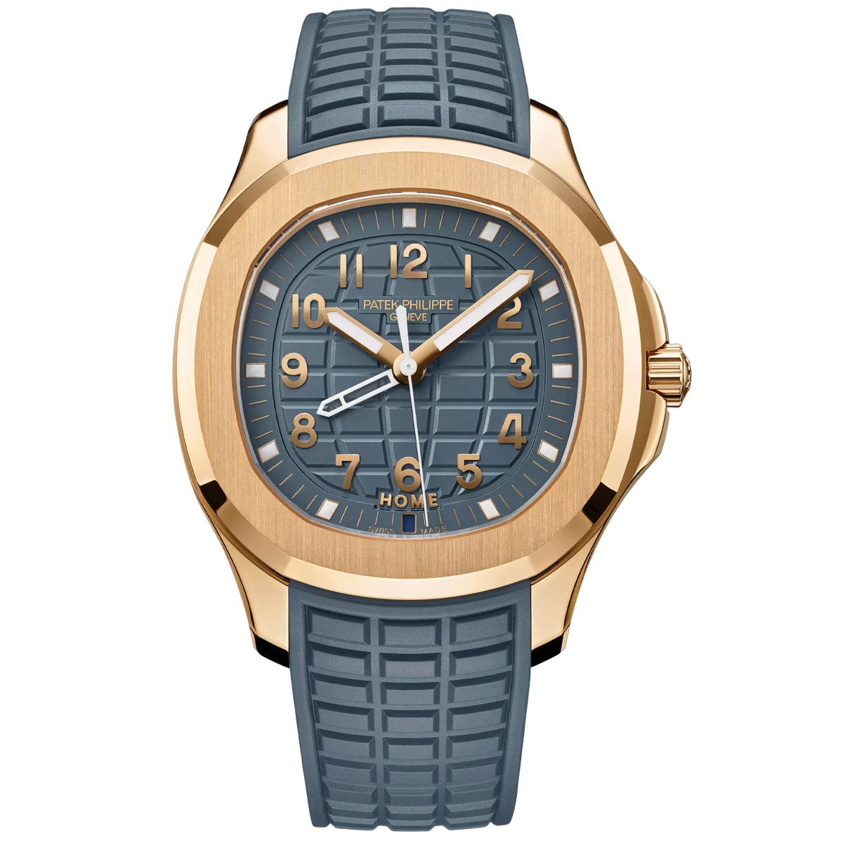 Patek Philippe Aquanaut 5269R-001 Travel Time Quartz Rose Gold 38.8mm Blue Dial Unisex Watch