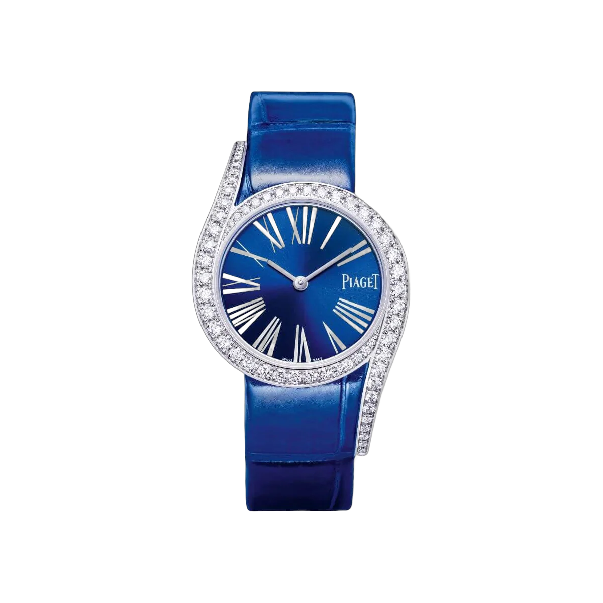 Piaget Limelight Gala G0A42163 18Kt White Gold Blue Dial