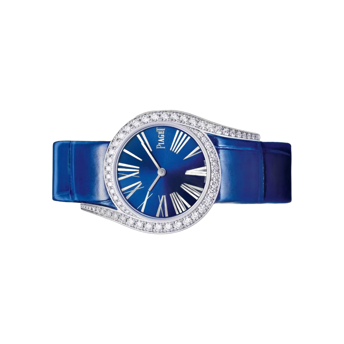 Piaget Limelight Gala G0A42163 18Kt White Gold Blue Dial