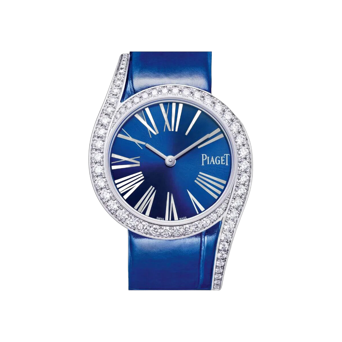 Piaget Limelight Gala G0A42163 18Kt White Gold Blue Dial