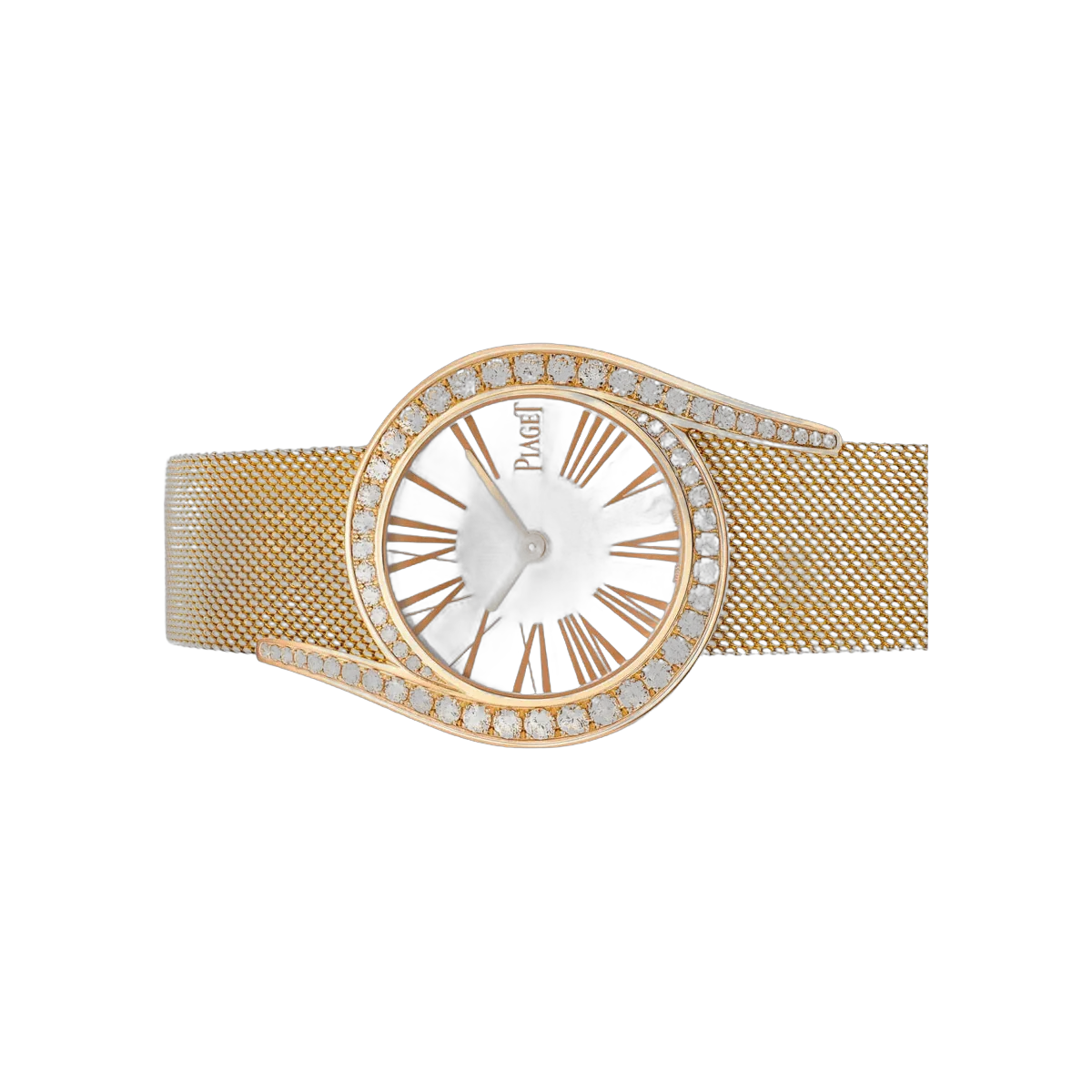 Piaget Limelight Gala G0A42213 Roségold 26mm Silbernes Zifferblatt Damenuhr