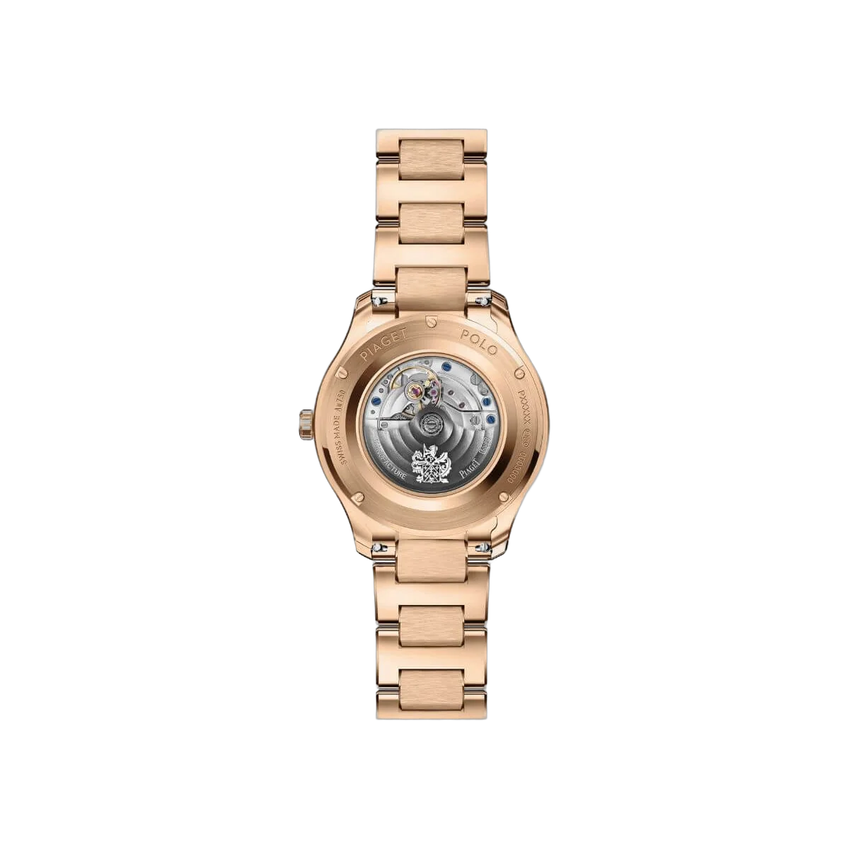 Piaget Polo G0A46020 Date Diamond Bezel 18K Rose Gold White Dial