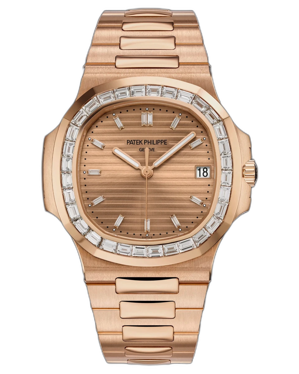 Patek Philippe Nautilus 5723/1R-001 18K Rose Gold 40mm Champagne Dial Mens Watch