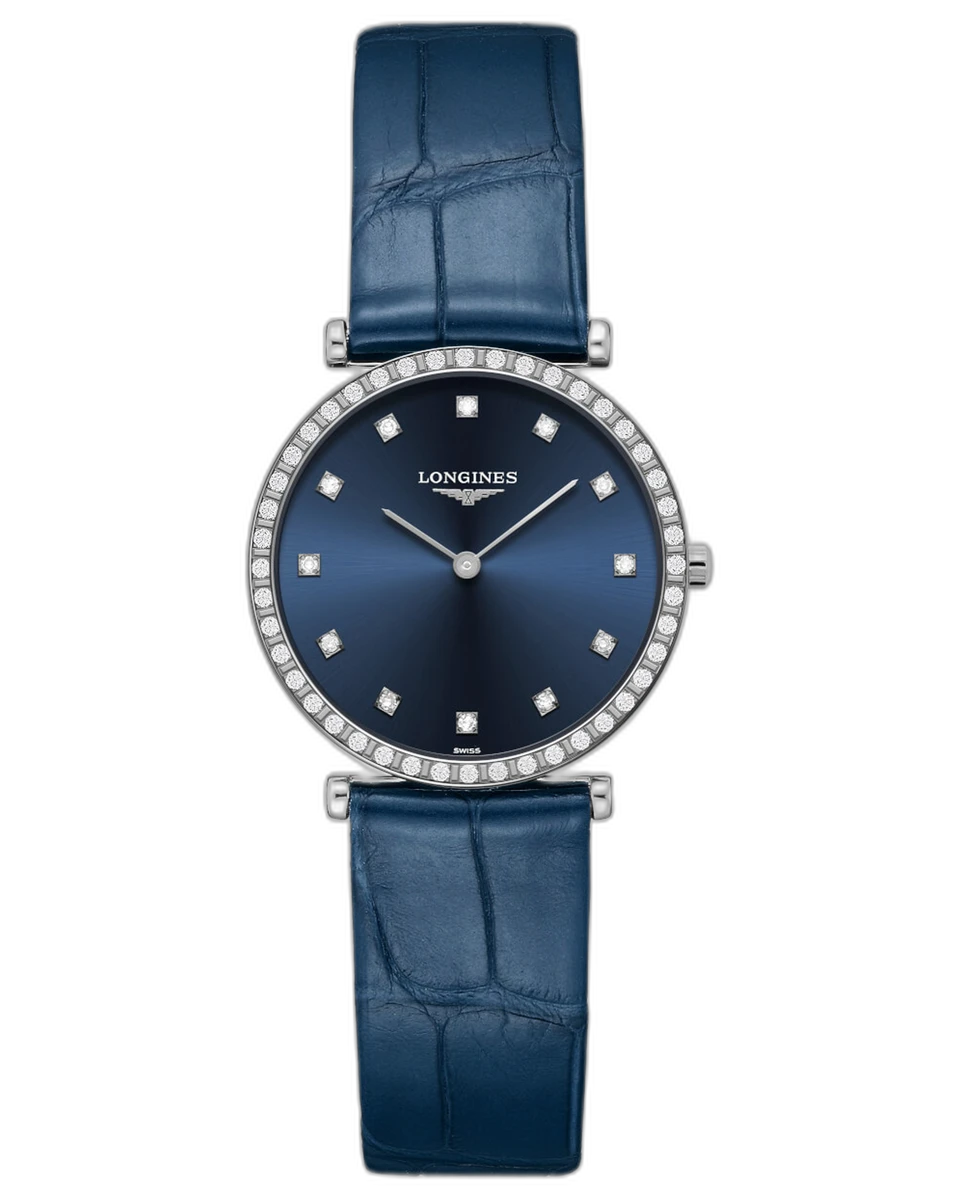 Longines La Grande Classique Diamond L45230972 29MM Blue Dial Stainless Steel