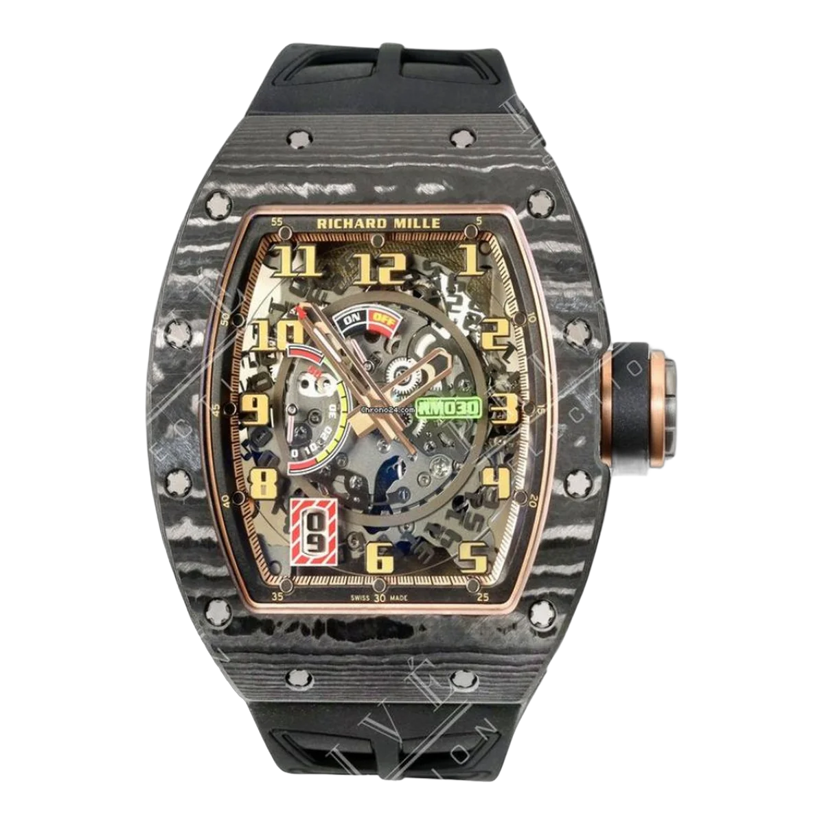 ساعة ريتشارد ميل RM 030 Carbon Boutique Edition إصدار محدود 50 قطعة للرجال
