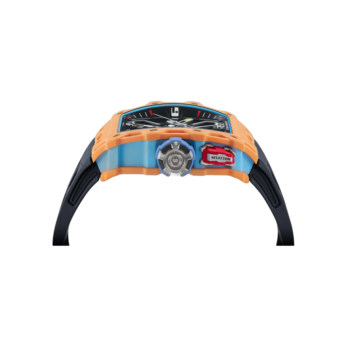 Richard Mille RM 35-03 Rafael Nadal Salmon Quartz TPT 43mm Skelettzifferblatt Herrenuhr