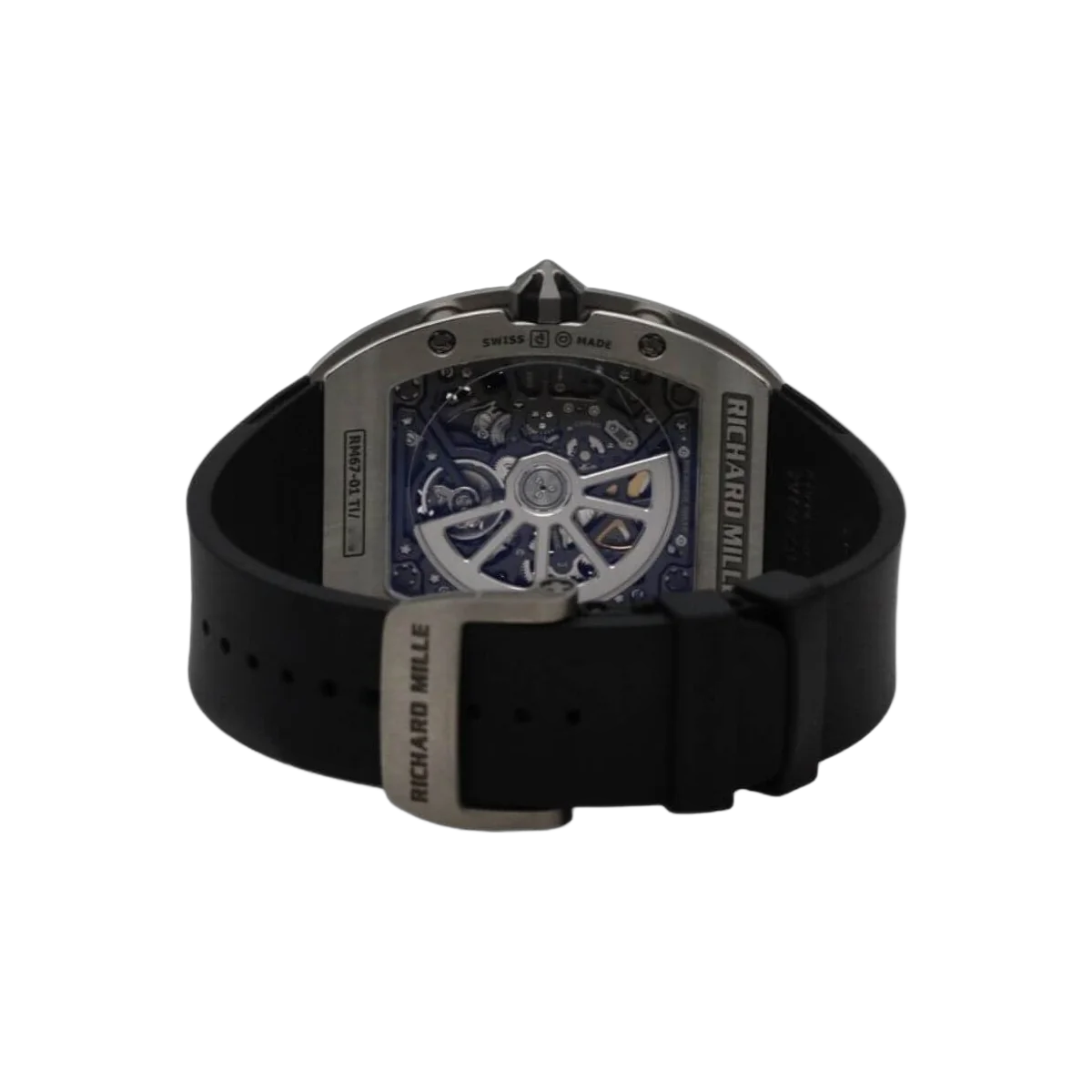 Richard Mille RM 67-01 Titanium Extra Flat Automatic Black Dial Unisex Watch