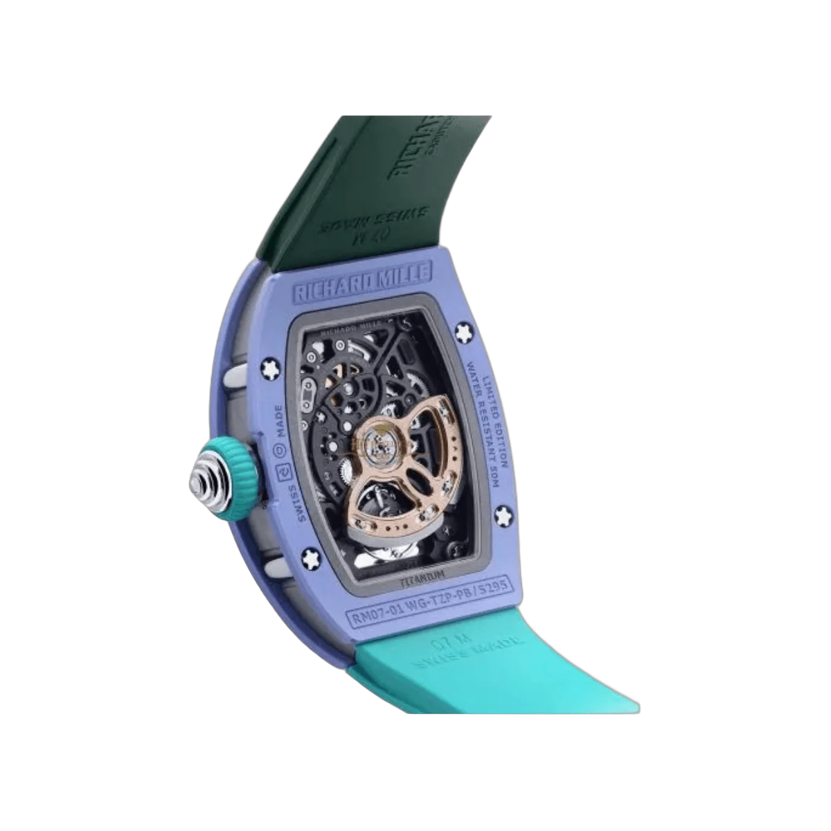 Richard Mille RM07-01 Colored Pastelblau-Keramik Limited Edition