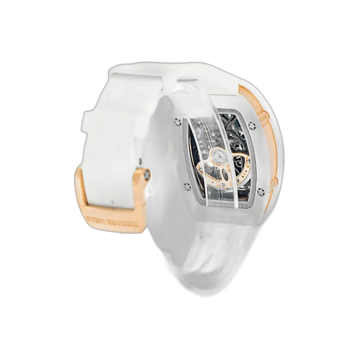 Richard Mille Rm07-01 Rg-Atz Diamond Set White Ceramic Case Red Jasper Dial