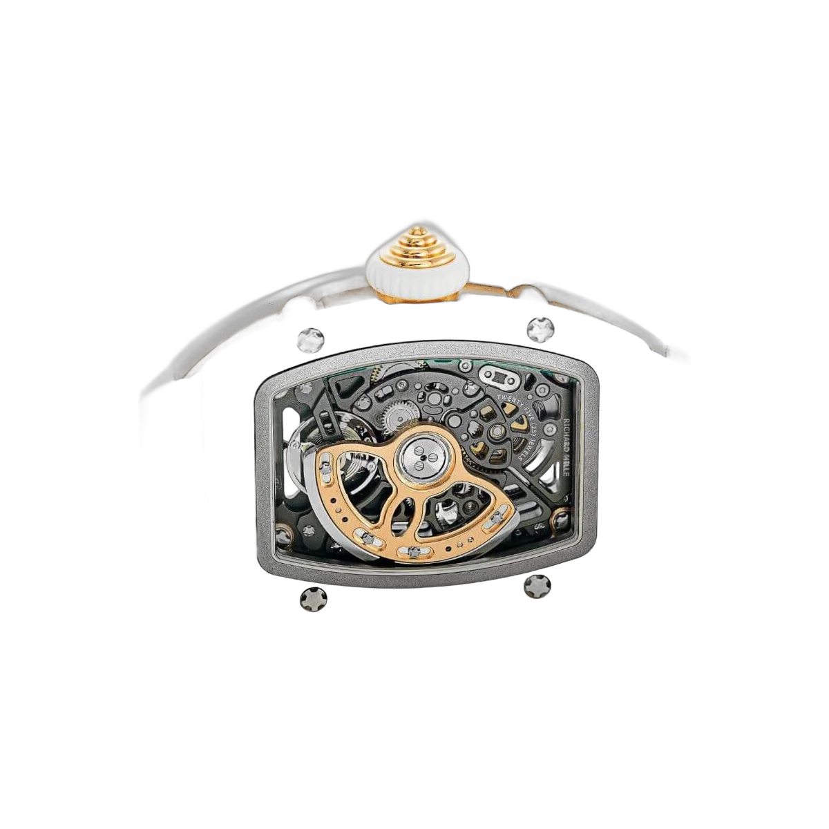 Richard Mille Rm07-01 Rg-Atz Diamond Set White Ceramic Case Red Jasper Dial