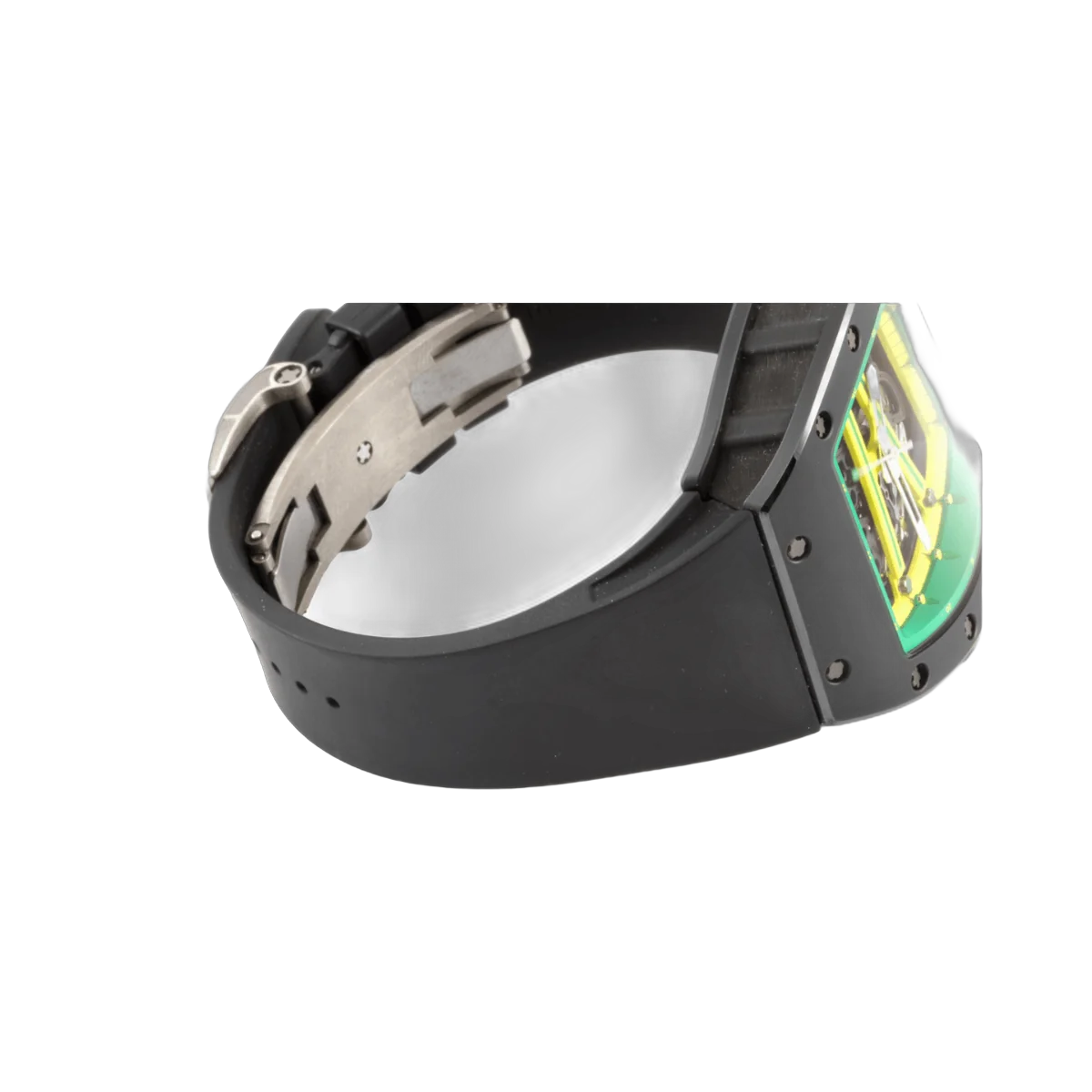 Richard Mille RM61-01 Yohan Blake The Beast 2 بمينا هيكلي أخضر وأصفر