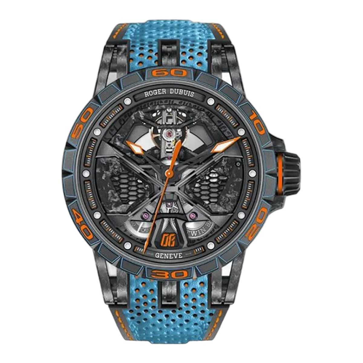 Roger Dubuis Excalibur Spider Huracan Sto Carbon 45Mm Men's Watch