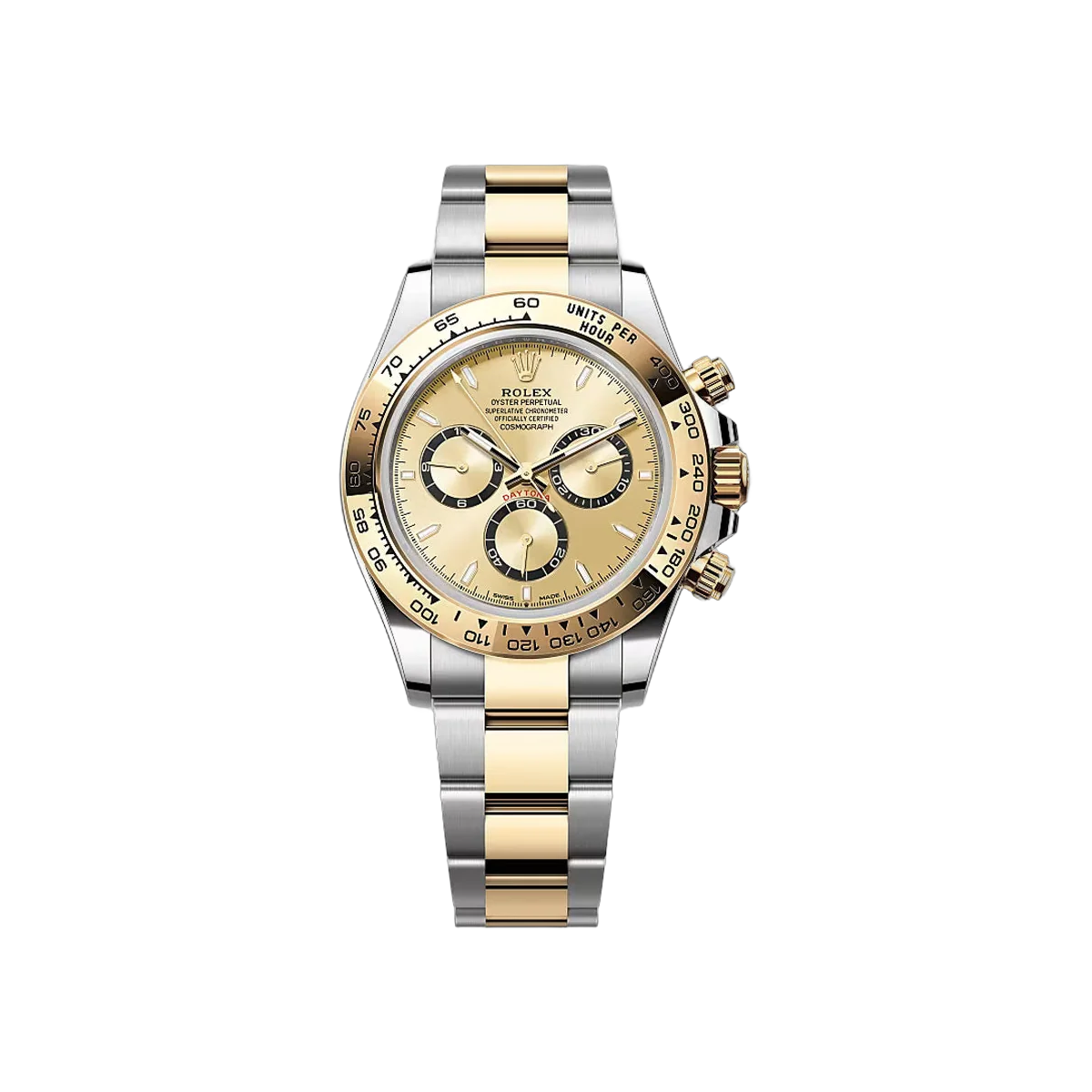 Rolex Cosmograph Daytona 126503-0004 من فولاذ أويستر والذهب الأصفر 40 مم مينا ذهبي