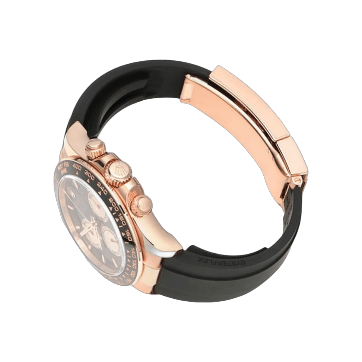 Rolex Cosmograph Daytona 126515LN-0002 Everose Gold Oysterflex Black Dial