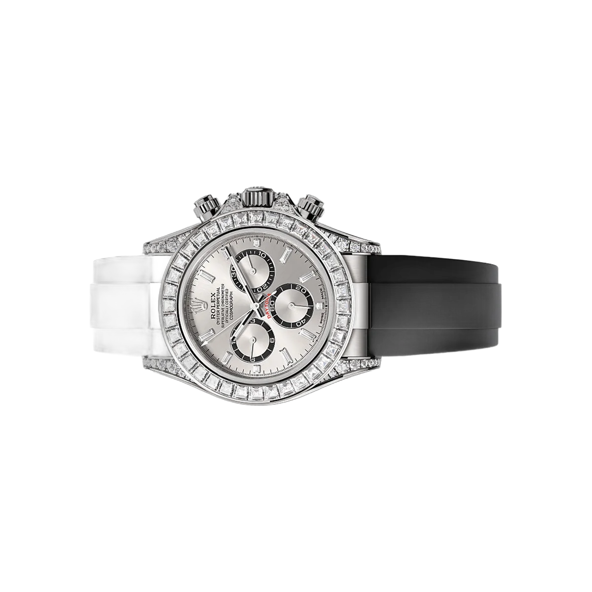 Rolex Cosmograph Daytona 126539TBR-0002 White Gold & Steel Diamond Dial Oysterflex Bracelet Diamond Bezel 40mm Unisex Watch – additional product photo 2