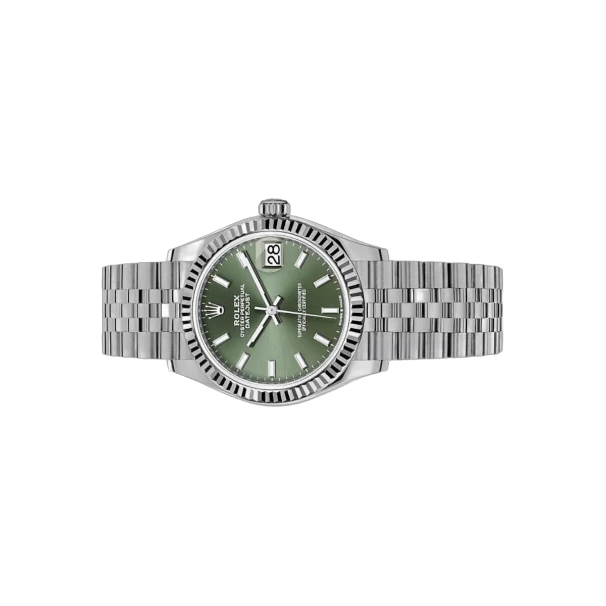 Rolex Datejust M278274-0018 31 mm, Edelstahl Oystersteel Und Weißgold