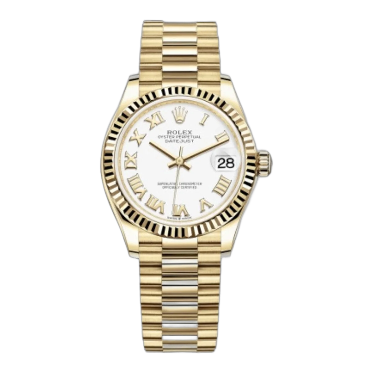 Rolex Datejust M278278-0020 Oyster 31 Mm Gelbgold