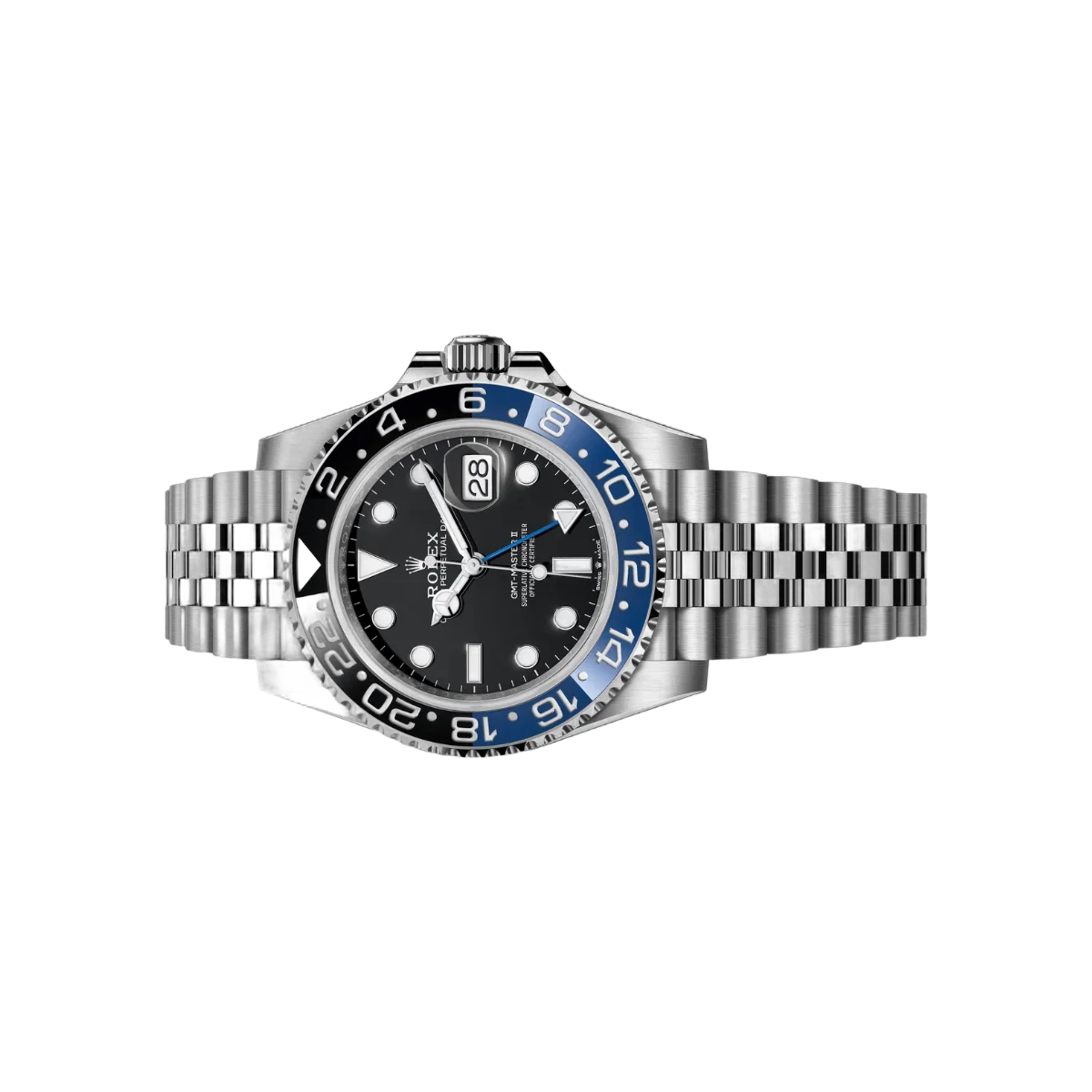 Rolex GMT-Master II 126710BLNR-0002 Batman Jubilee 40mm Edelstahl Blau und Schwarz Keramik