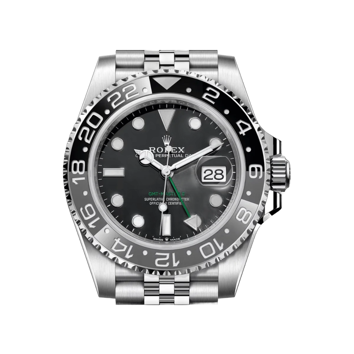 Rolex Gmt Master II 126710GRNR-0003 Oyster steel Bruce Wayne Jubilee Bracelet 40mm Men’s Watch