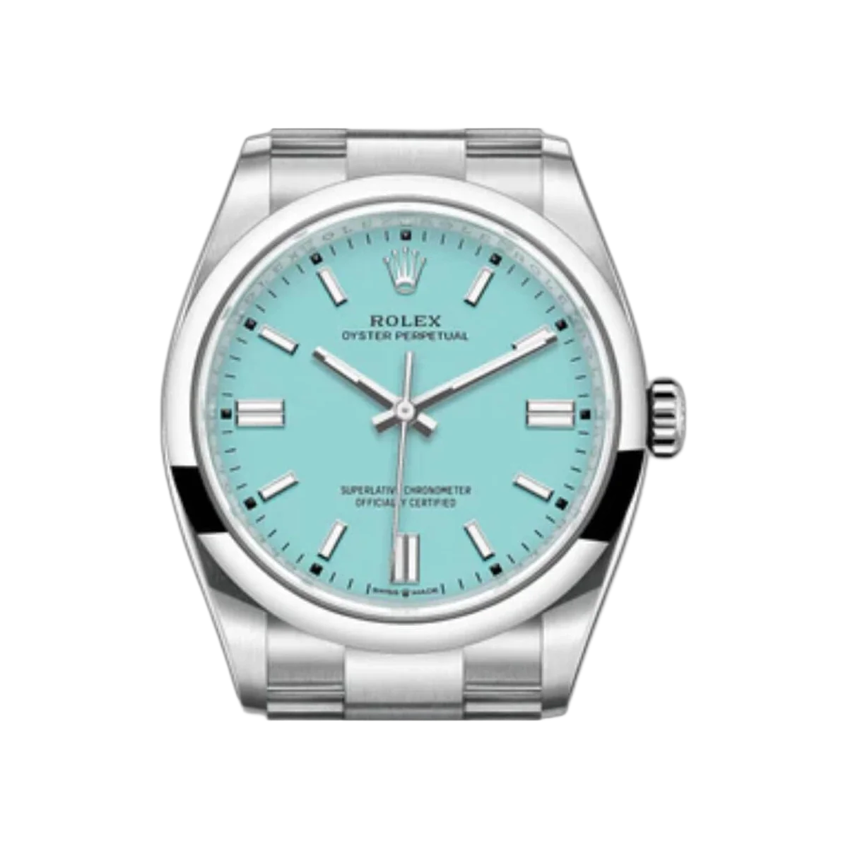 Rolex Oyster Perpetual 126000 36 مينا أزرق تركوازي