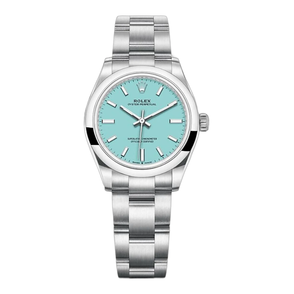 رولكس أويستر بربتشوال 277200-0007 31 ملم Op Tiffany Blue Dial