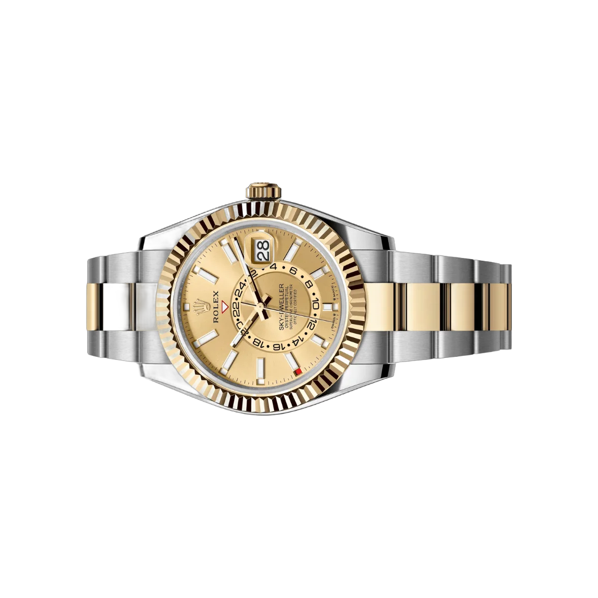 Rolex Sky Dweller 336933-0001 Oystersteel And Yellow Gold Champagne Dial 42mm Men’s Watch