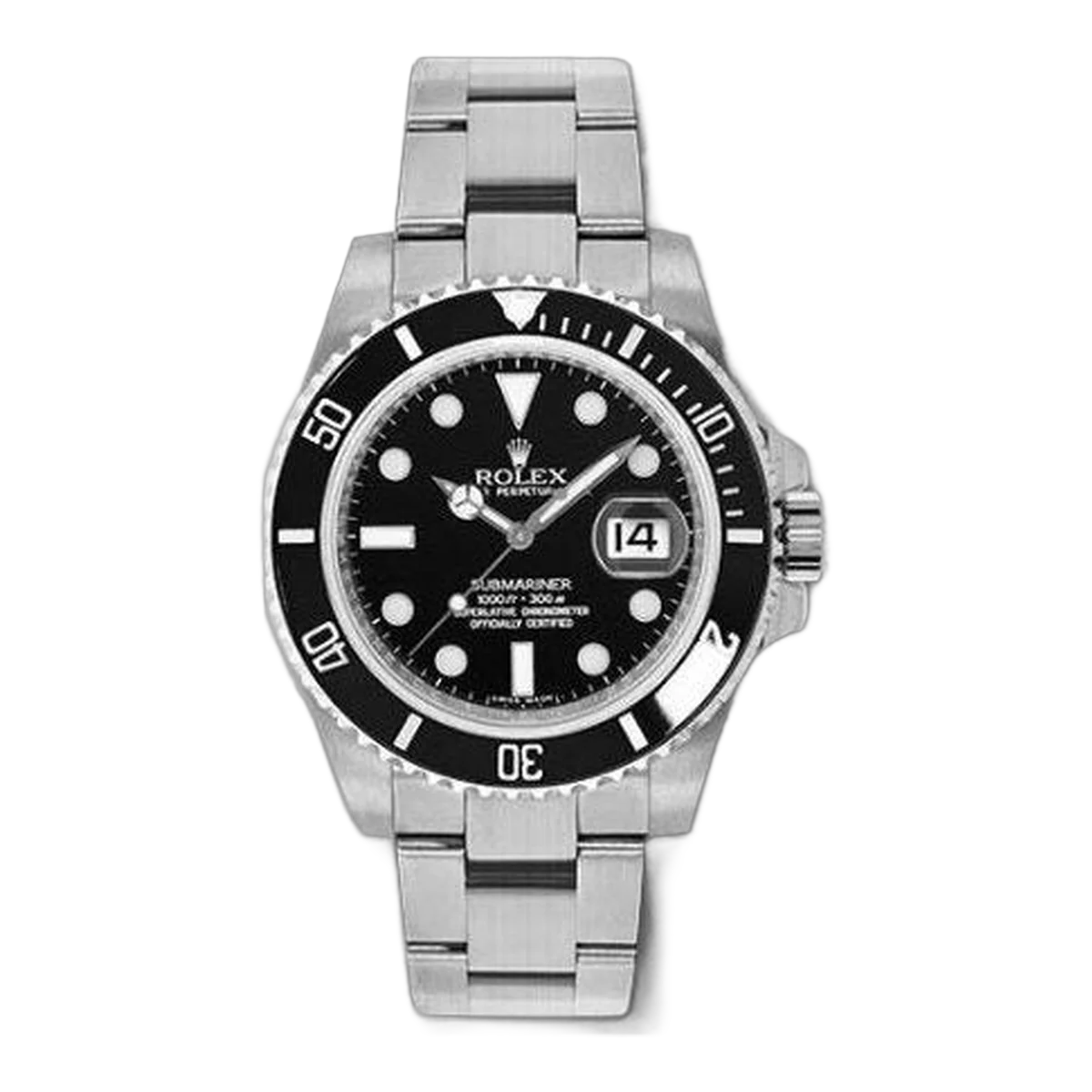 Rolex Submariner Date 116610Ln Black Dial 40Mm Stainless Steel Men's Watch