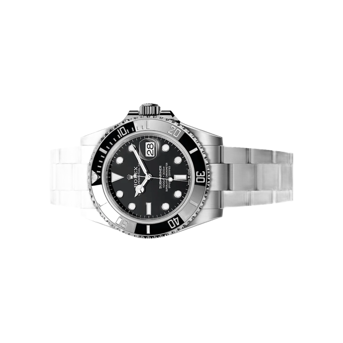 劳力士 Submariner Date 126610LN-0001 蚝式恒动黑色表盘 41 毫米黑色表盘男士手表