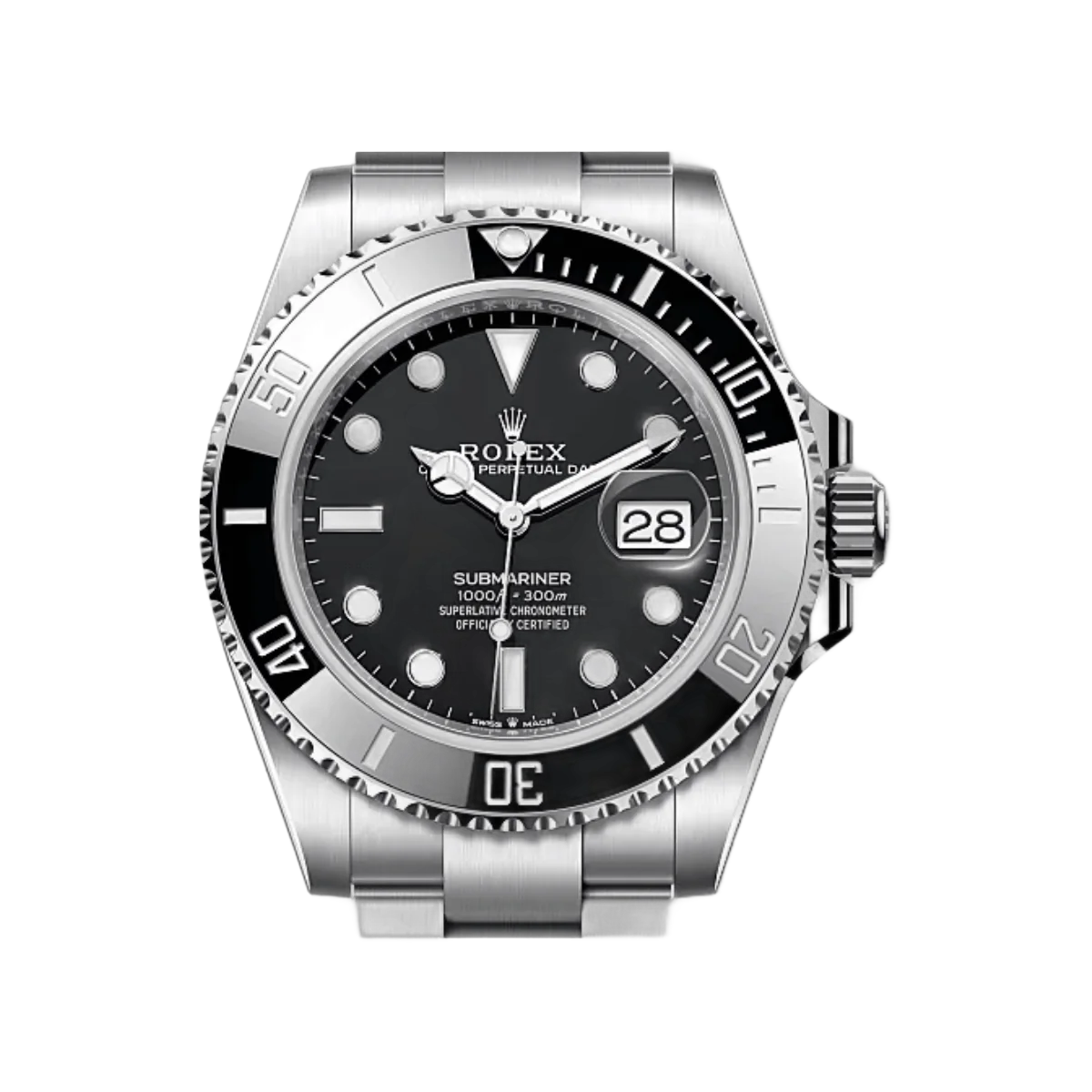 劳力士 Submariner Date 126610LN-0001 蚝式恒动黑色表盘 41 毫米黑色表盘男士手表