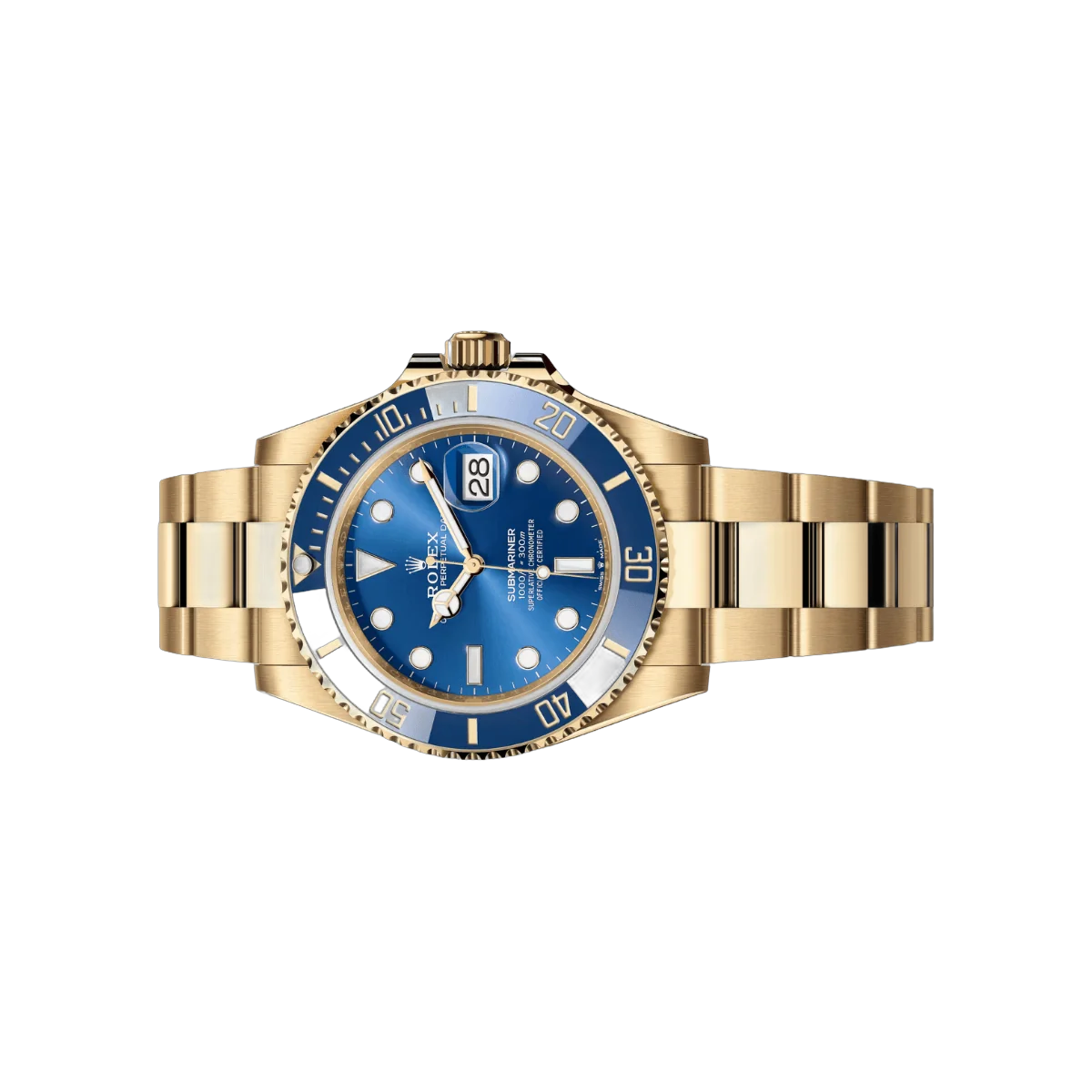 Rolex Submariner Date 126618LB-0002 Yellow Gold Royal Blue Dial 41mm Men’S Watch