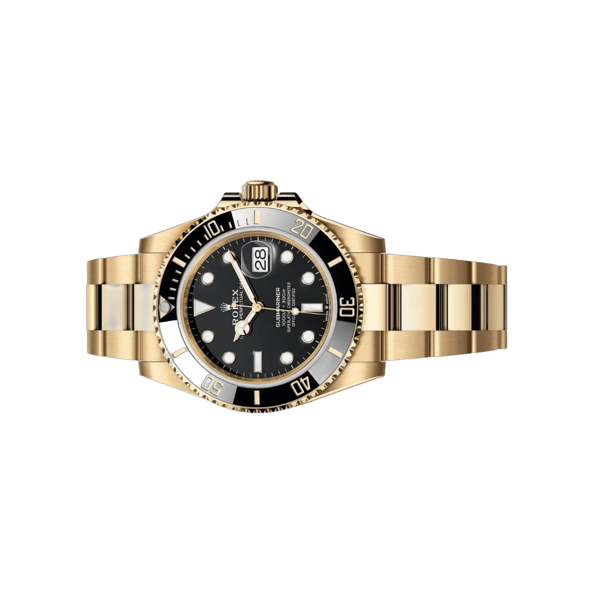 劳力士 Submariner Date 126618LN-0002 黄金皇家黑色表盘 41 毫米男士手表