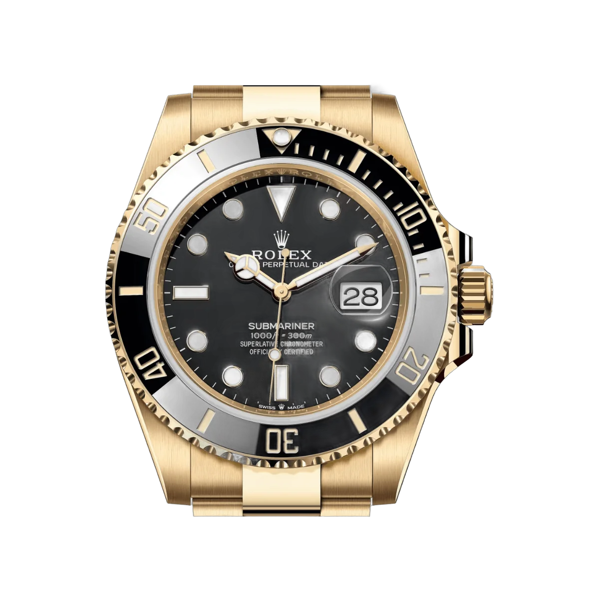 劳力士 Submariner Date 126618LN-0002 黄金皇家黑色表盘 41 毫米男士手表